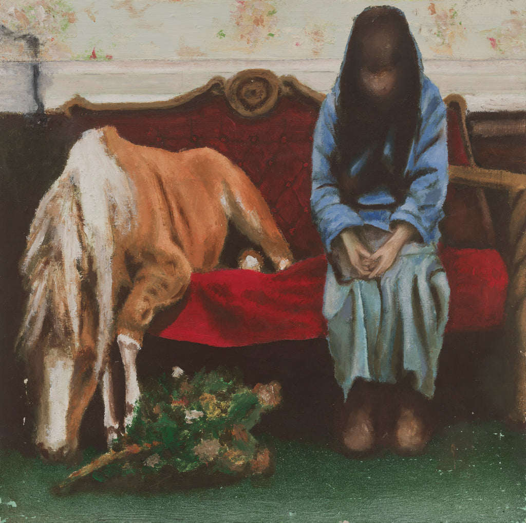 The woman and the horse