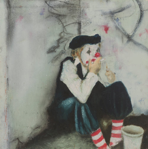 Sad clown